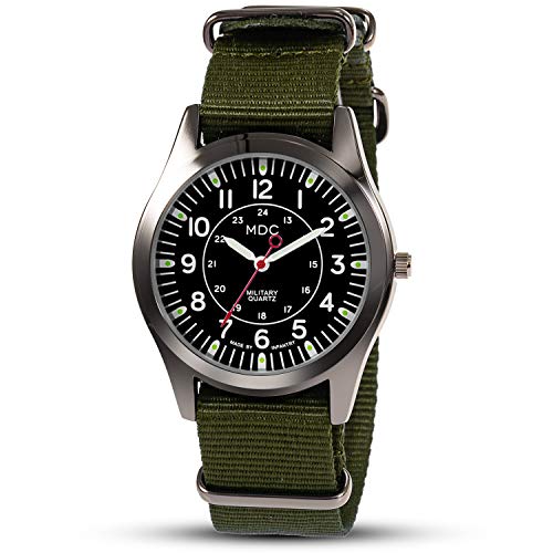 Infantry Herren Armbanduhr UK2-MD-020-BLK-GRNN von Infantry