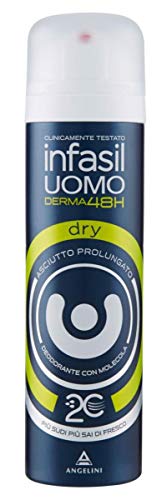 Set 6 Infasil Deo Spray Men Dry 150 ml. Körperpflege von Infasil