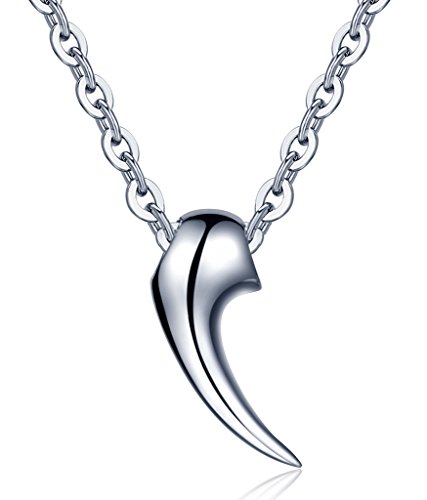 Unendlich U Fashion Halbe Herzen Tropfen 925 Sterling Silber Herren Partner Anhänger Silberanhänger von Infinite U