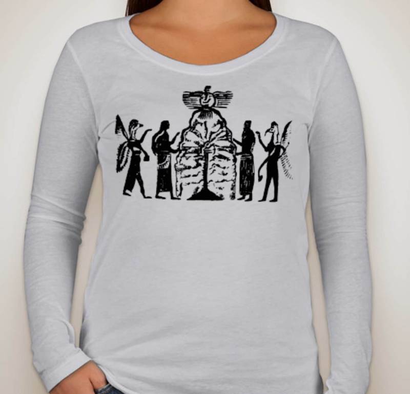 Anunnaki Lebensbaum Rundhals T-Shirt Anunnaki Lebensbaum Rundhals T-Shirt von InfiniteeApparel