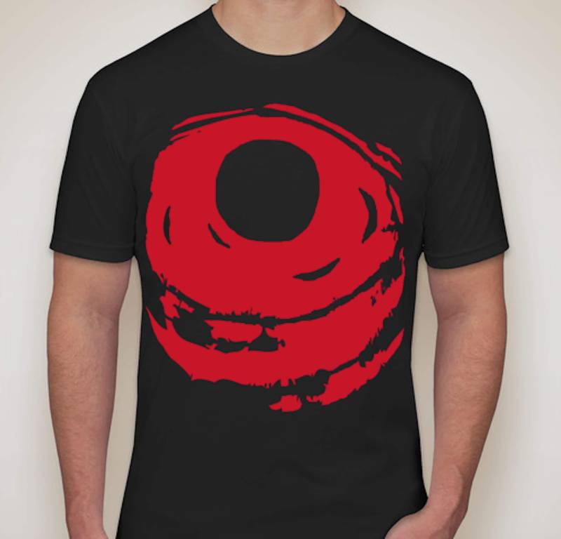 Schwarzes Loch-T-Shirt Schwarzes Loch-T-Shirt von InfiniteeApparel