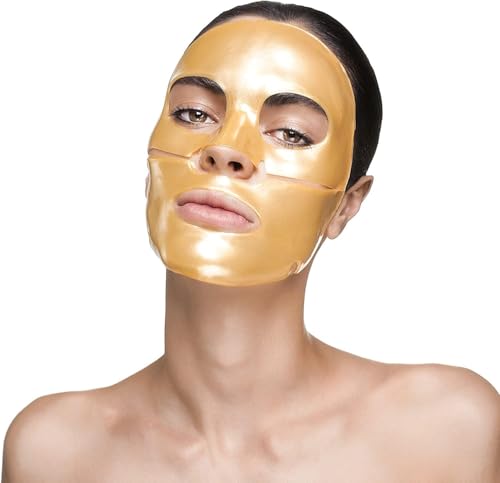 10 x New Infinitive Beauty Crystal 24K Gold Powder Gel Collagen Face Mask Masks Sheet Patch, Anti Ageing Aging, Skincare, Anti Wrinkle, Moisturising, Moisture, Hydrating, Uplifting, Whitening, Remove von Infinitive Beauty