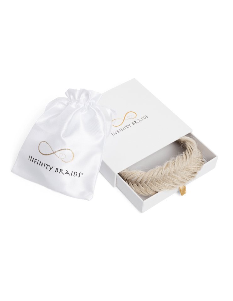 Infinity Braids Kunsthaar-Extension Infinity Braids Fishtail Braid Jolie Ashy Ribbon von Infinity Braids