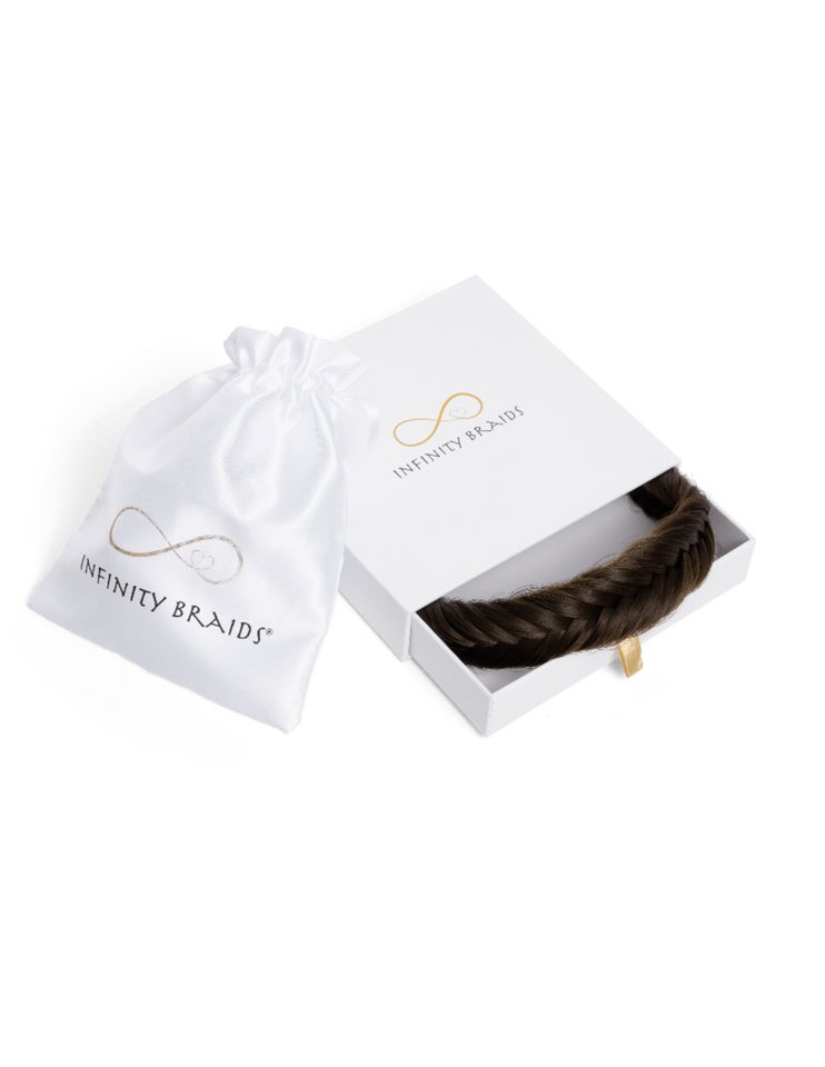 Infinity Braids Kunsthaar-Extension Infinity Braids Fishtail Braid Jolie Mocha-Chino von Infinity Braids