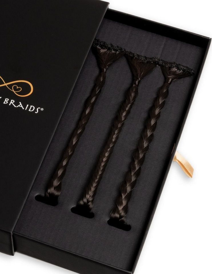 Infinity Braids Kunsthaar-Extension Infinity Braids Infinity Braidies Espresso Smoke von Infinity Braids