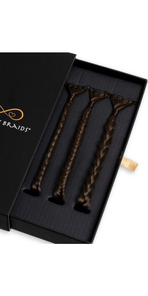 Infinity Braids Kunsthaar-Extension Infinity Braids Infinity Braidies Mocha-Chino von Infinity Braids