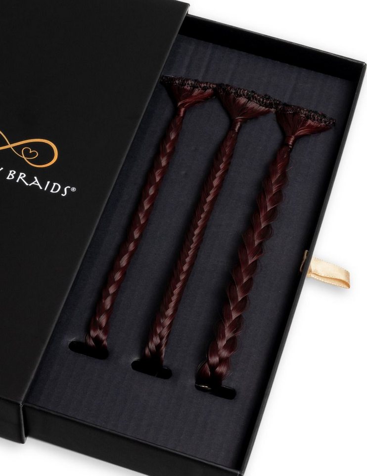 Infinity Braids Kunsthaar-Extension Infinity Braids Infinity Braidies Raspberry Ice von Infinity Braids