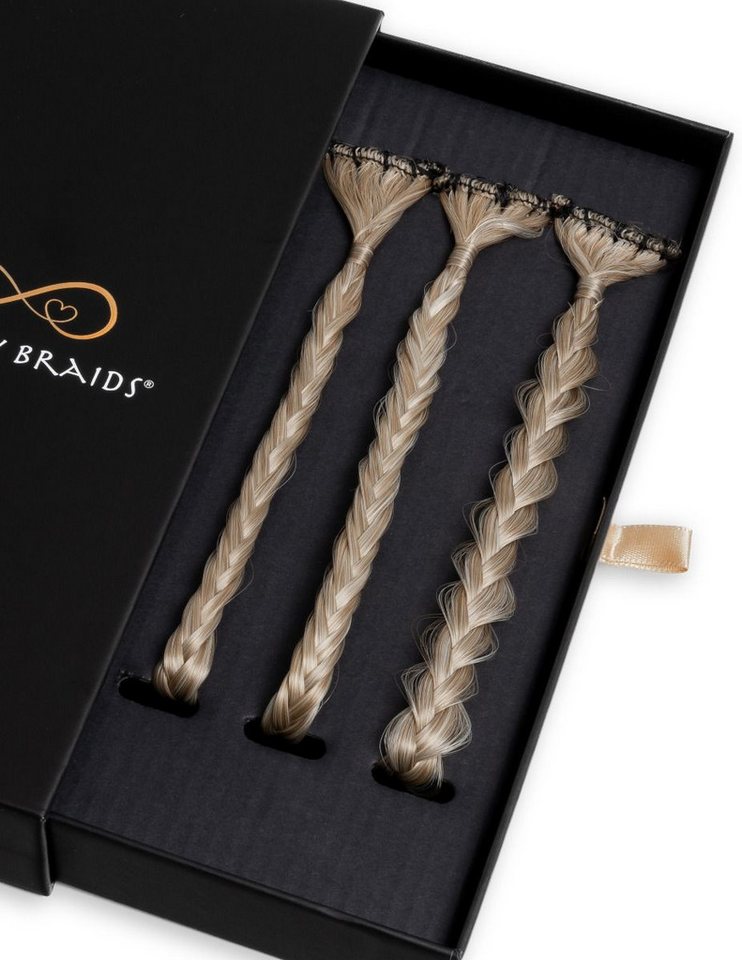Infinity Braids Kunsthaar-Extension Infinity Braids Infinity Braidies Satin Caramel von Infinity Braids