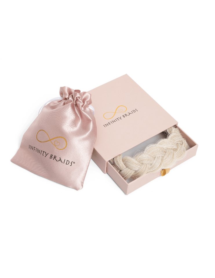 Infinity Braids Kunsthaar-Extension Infinity Braids Messy Braid Viènne Ashy Ribbon von Infinity Braids