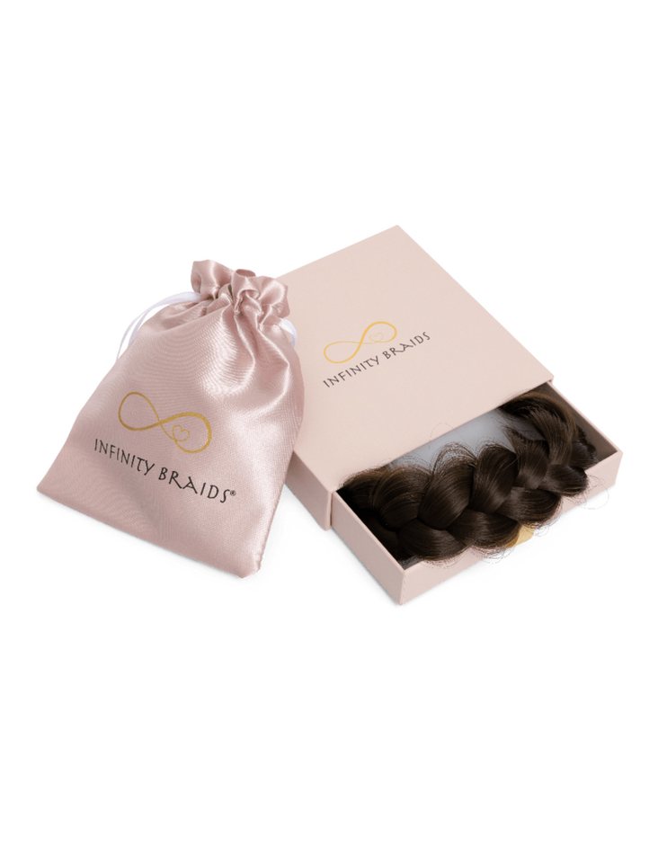 Infinity Braids Kunsthaar-Extension Infinity Braids Messy Braid Viènne Mocha-Chino von Infinity Braids