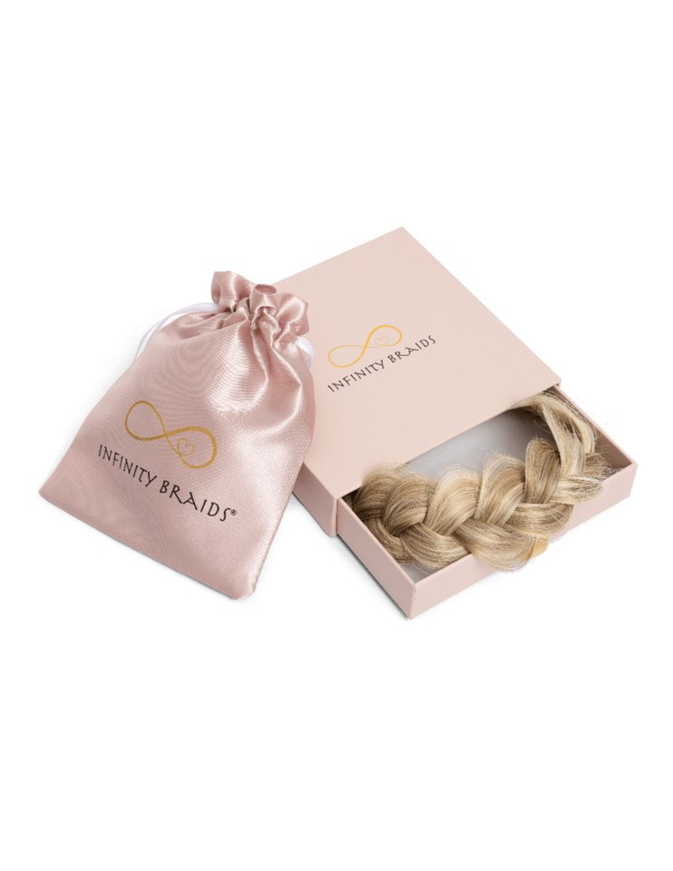 Infinity Braids Kunsthaar-Extension Infinity Braids Messy Braid Viènne Satin Caramel von Infinity Braids