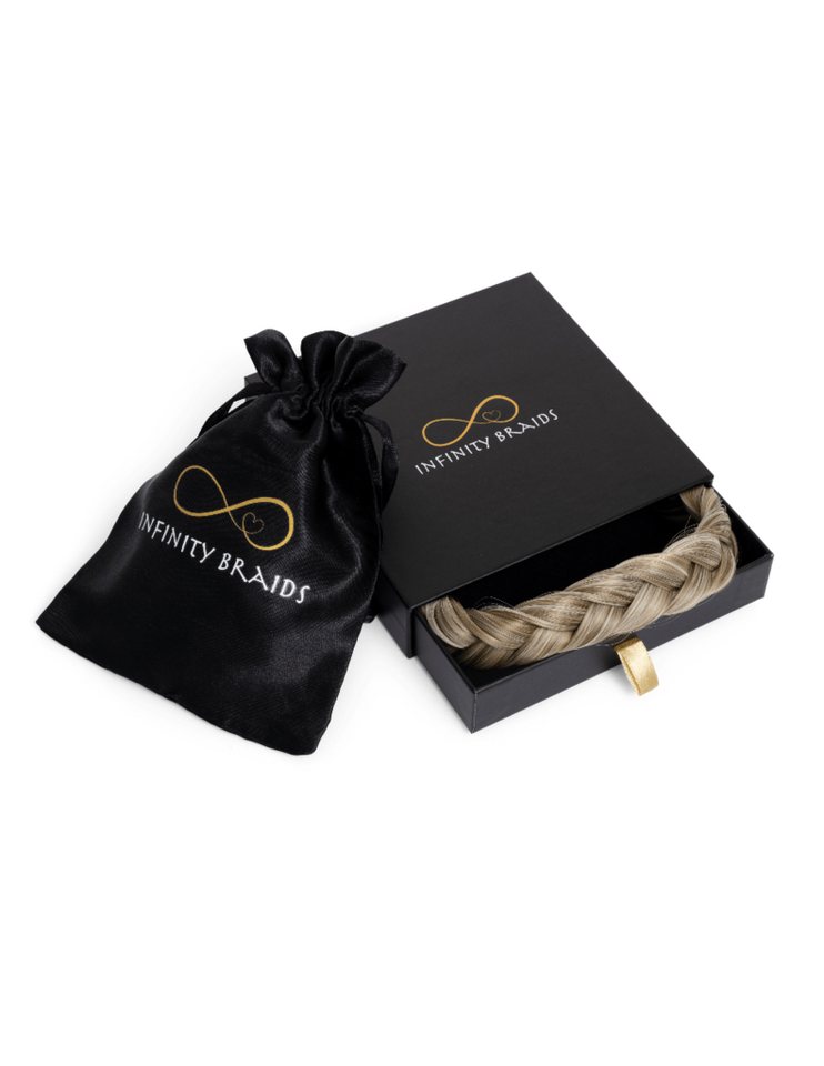 Infinity Braids Kunsthaar-Extension Infinity Braids Regular Braid Lizzy Satin Caramel von Infinity Braids