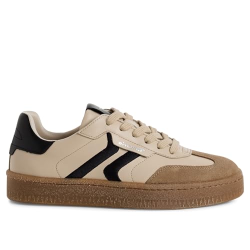 Infinity Leather Damen Beige Leder Stilvolle Mode Schnürschuhe Sneakers Infinity Leather Damen Beige Leder Stilvolle Mode Schnürschuhe Sneakers von Infinity Leather