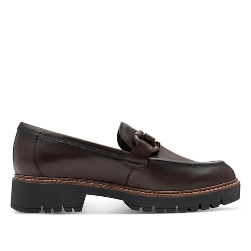 Infinity Leather Damen Klassische Loafer aus Braunem Leder mit Plateau-Schnalle Infinity Leather Damen Klassische Loafer aus Braunem Leder mit Plateau-Schnalle von Infinity Leather