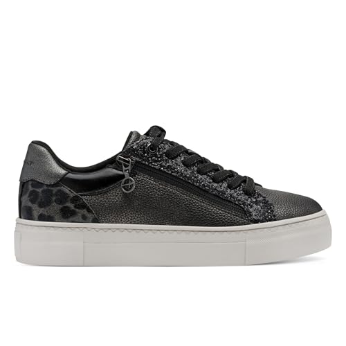 Infinity Leather Damen Silber Chic Mode Stilvolle Casual Schnürschuhe Turnschuhe Infinity Leather Damen Silber Chic Mode Stilvolle Casual Schnürschuhe Turnschuhe von Infinity Leather