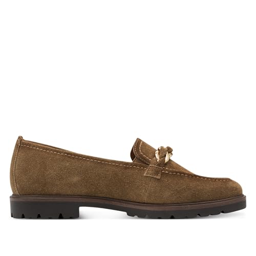 Infinity Leather Damen Slipper aus Wildleder in Hellbraun von Infinity Leather