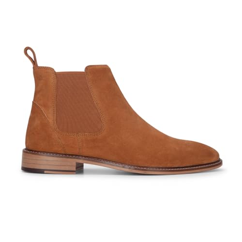Infinity Leather Herren Bräunen Wildleder Slip-On Chelsea Stiefeletten Infinity Leather Herren Bräunen Wildleder Slip-On Chelsea Stiefeletten von Infinity Leather