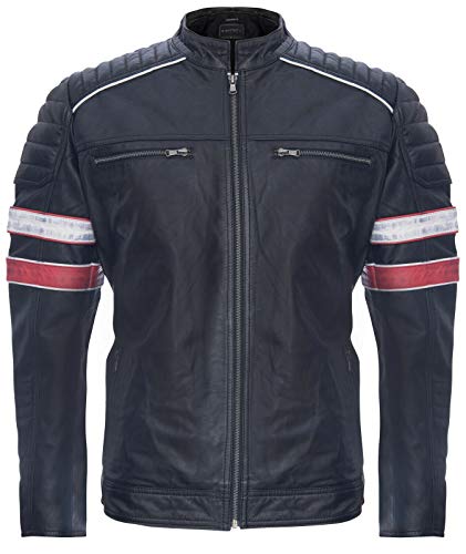 Infinity Leather Herren Rennen Bikerjacke Aus Schwarzem Leder M von Infinity Leather