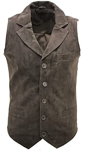 Infinity Leather Herrenweste 100% Echtleder Braun Wildleder Gilette Biker Design 5XL Infinity Leather Herrenweste 100% Echtleder Braun Wildleder Gilette Biker Design 5XL von Infinity Leather