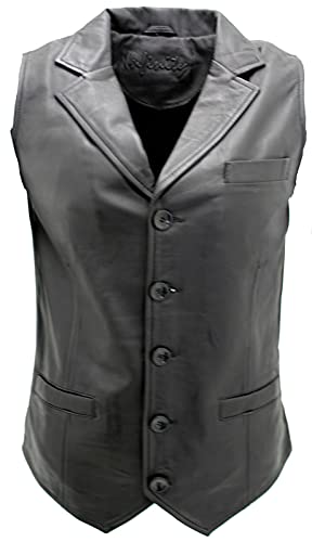 Infinity Leather Herrenweste 100% Echtleder Schwarz Party Mode Design Gilette L Infinity Leather Herrenweste 100% Echtleder Schwarz Party Mode Design Gilette L von Infinity Leather