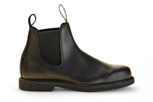 Infinity Leather Rossi Booma 607 Chelsea-Stiefeletten aus Australischem Leder, Unisex, Schwarz von Infinity Leather