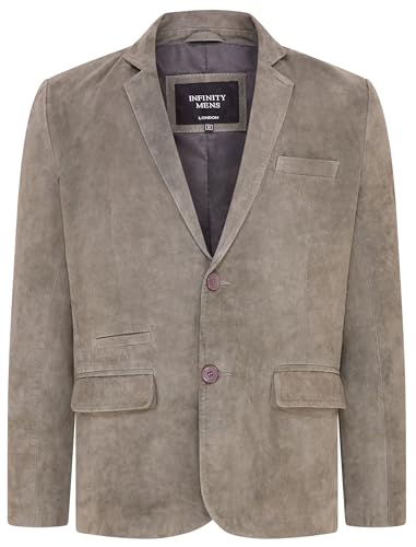 Italienischer Blazer Jackenmantel aus Weichem Echtem Wildleder Für Herren Italienischer Blazer Jackenmantel aus Weichem Echtem Wildleder Für Herren von Infinity Leather
