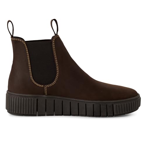 Klassische Chelsea Stiefeletten Zum Hineinschlüpfen aus Braunem Leder Für Damen Klassische Chelsea Stiefeletten Zum Hineinschlüpfen aus Braunem Leder Für Damen von Infinity Leather
