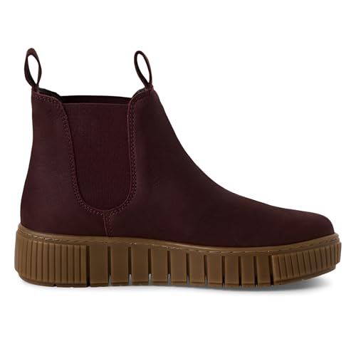 Klassische Chelsea-Stiefeletten Zum Hineinschlüpfen aus Burgunderfarbenem Leder Für Damen Klassische Chelsea-Stiefeletten Zum Hineinschlüpfen aus Burgunderfarbenem Leder Für Damen von Infinity Leather