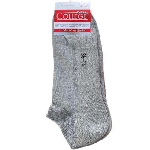 Infinity 12 Paar Sportsocken Arbeitsschutzsocken 100% Baumwolle Soft Frottee Anti Schwitzen, grau, 43-46 von Infinity