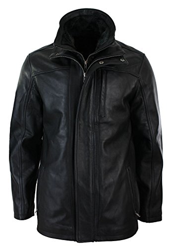 Infinity Leather Herren Lederjacke 100% Echtleder Braun Schwarz 3/4 Länge Safari Design Infinity Leather Herren Lederjacke 100% Echtleder Braun Schwarz 3/4 Länge Safari Design von Infinity Leather