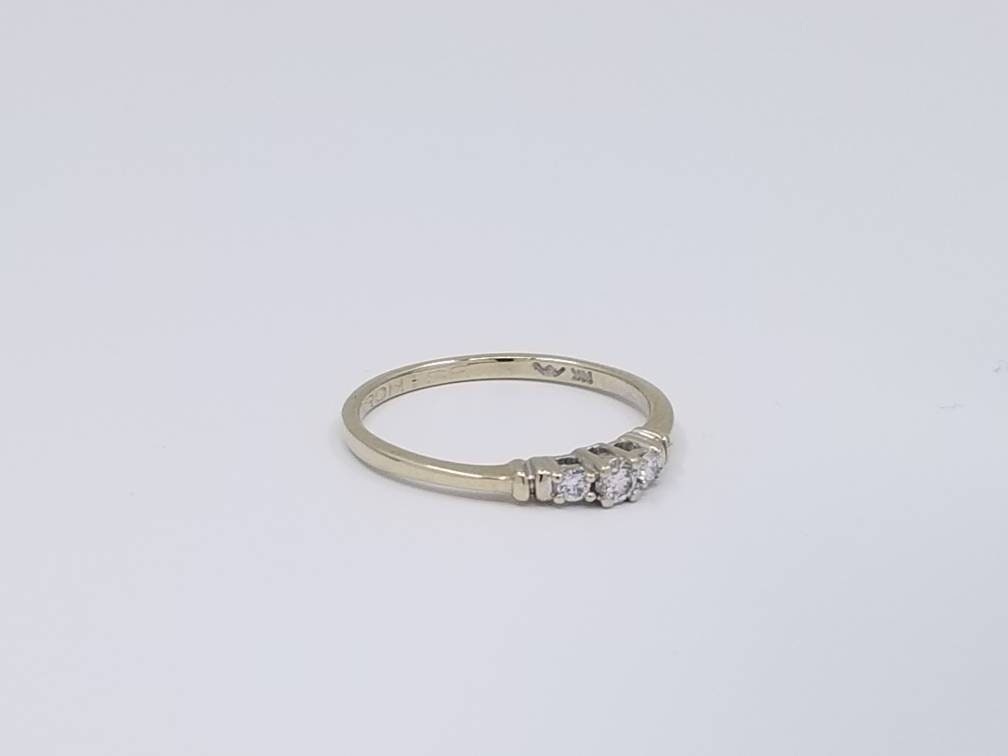 14K Gold Diamant Ring Handgemachter Jubiläums Schmuck von InfinityJewelsCo