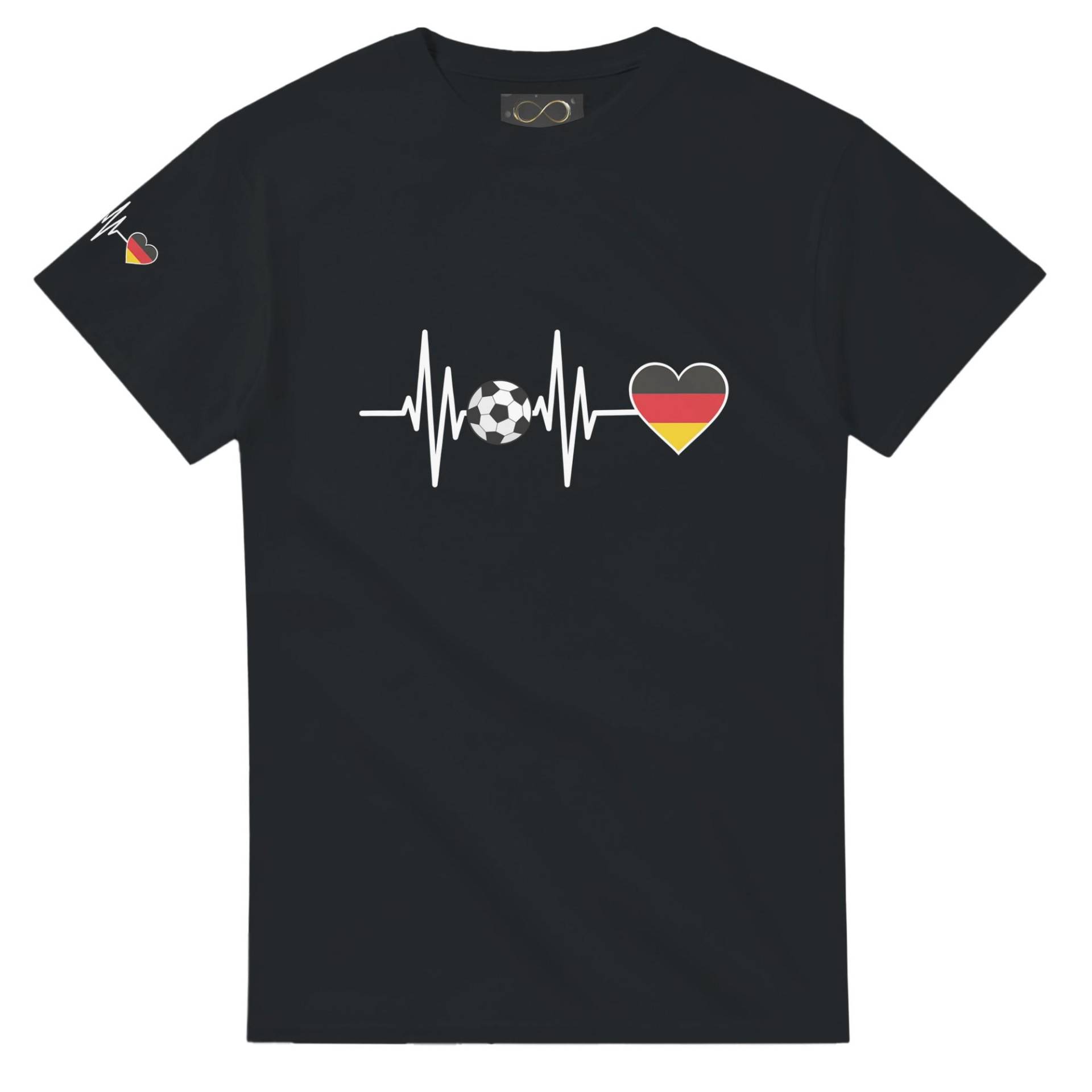 Germany Fußball Herzschlag T-Shirt - Fan Shirt 2025 Für Männer & Frauen Bio Baumwolle Geschenk Fußballfans Oversize Streetwear Germany Fußball Herzschlag T-Shirt - Fan Shirt 2025 Für Männer & Frauen Bio Baumwolle Geschenk Fußballfans Oversize Streetwear von InfinitypodShop