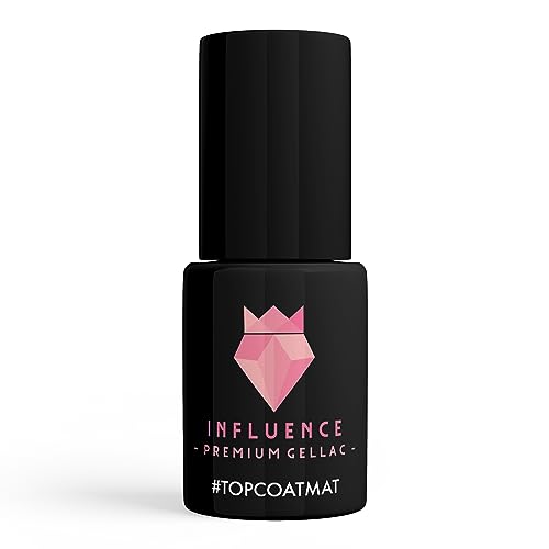 Influence Premium gellac Nail polish glitter pastel matte #TOPCOATMAT von Influence Premium Gellac