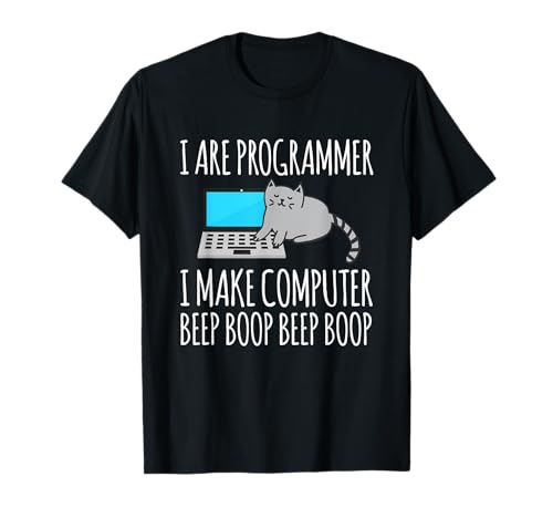 Informatik Mietz Entwickler Frauen software I are programmer T-Shirt Informatik Mietz Entwickler Frauen software I are programmer T-Shirt von Informatiker Computer Programmierer Admin Katze
