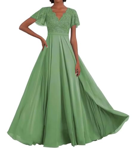 Infuness Chiffon Brautmutterkleider Halbarm V Ausschnitt Ballkleid Lang Formelle Abendkleid Infuness Chiffon Brautmutterkleider Halbarm V Ausschnitt Ballkleid Lang Formelle Abendkleid von Infuness