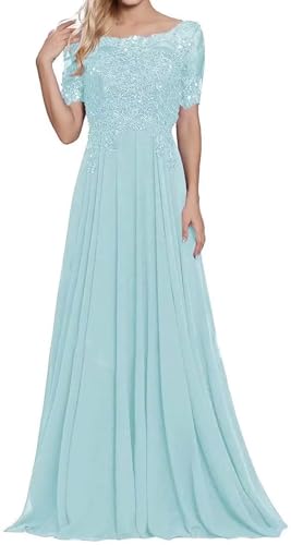 Spitzenapplikationen Kleider für die Brautmutter Lange Formelle Abendkleider aus Chiffon in A-Linie für Frauen Spitzenapplikationen Kleider für die Brautmutter Lange Formelle Abendkleider aus Chiffon in A-Linie für Frauen von Infuness