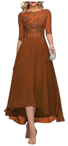 Teelange Kleider für die Brautmutter Ballkleid 3/4-Ärmel Formelle Abendkleider aus Chiffon in A-Linie für Frauen Teelange Kleider für die Brautmutter Ballkleid 3/4-Ärmel Formelle Abendkleider aus Chiffon in A-Linie für Frauen von Infuness