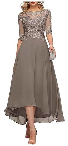 Teelange Kleider für die Brautmutter Ballkleid 3/4-Ärmel Formelle Abendkleider aus Chiffon in A-Linie für Frauen Teelange Kleider für die Brautmutter Ballkleid 3/4-Ärmel Formelle Abendkleider aus Chiffon in A-Linie für Frauen von Infuness