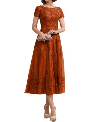 Teelange Tüll für die Brautmutter Ballkleid Spitzenapplikationen Formelle Abendkleider mit Ärmeln A-Linie Abendkleider Elegant für Hochzeit Teelange Tüll für die Brautmutter Ballkleid Spitzenapplikationen Formelle Abendkleider mit Ärmeln A-Linie Abendkleider Elegant für Hochzeit von Infuness