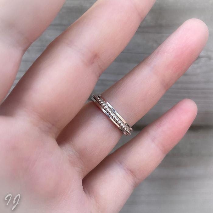 sterling Silber Spinner Ring sterling Silber Spinner Ring von IngeJewels