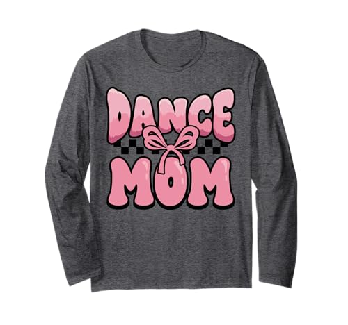 Coquette Bow Dance Mutter Mama Mom Mütter Tag Pink Ribbon Langarmshirt von Ingenius Dance Mom Shirts & Geschenke