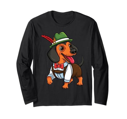 Dachshund Oktoberfest Wursthund süße Wiener Deutsche Kinder Langarmshirt Dachshund Oktoberfest Wursthund süße Wiener Deutsche Kinder Langarmshirt von Ingenius Oktoberfest Dachshund -Shirts & Geschenke