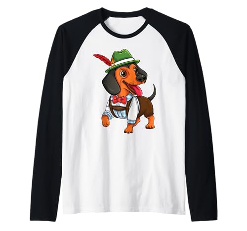 Dachshund Oktoberfest Wursthund süße Wiener Deutsche Kinder Raglan Dachshund Oktoberfest Wursthund süße Wiener Deutsche Kinder Raglan von Ingenius Oktoberfest Dachshund -Shirts & Geschenke