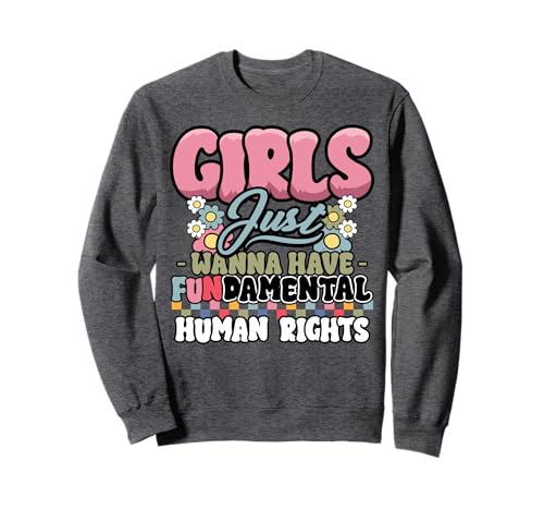 Feministische Mädchen wollen nur grundlegende Frauenrechte Sweatshirt von Ingenius feministische Hemden und Geschenke