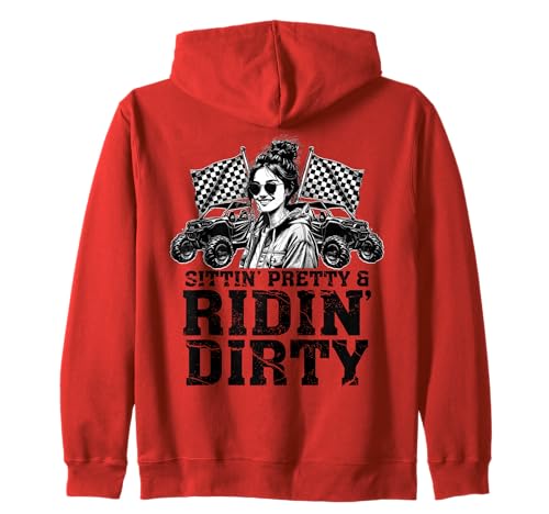 Utv SXS sitzt ziemlich Off Road Girl Passagier Prinzessin Kapuzenjacke von Ingenius nebeneinanderfahrzeughemden und Geschenke