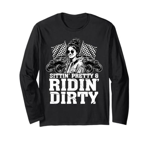 Utv SXS sitzt ziemlich Off Road Girl Passagier Prinzessin Langarmshirt Utv SXS sitzt ziemlich Off Road Girl Passagier Prinzessin Langarmshirt von Ingenius nebeneinanderfahrzeughemden und Geschenke