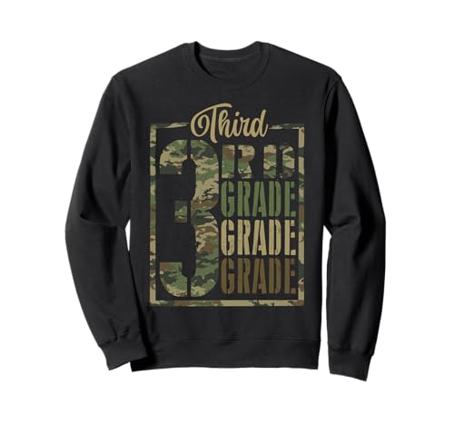Zurück in die Schule Camo Team 3. Klasse Squad Lehrer Kinder Sweatshirt Zurück in die Schule Camo Team 3. Klasse Squad Lehrer Kinder Sweatshirt von Ingenius zurück in Schulhemden und Geschenke