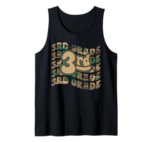 Zurück in die Schule Camo Team 3. Klasse Squad Lehrer Kinder Tank Top Zurück in die Schule Camo Team 3. Klasse Squad Lehrer Kinder Tank Top von Ingenius zurück in Schulhemden und Geschenke