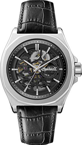 Ingersoll The Orville Automatic Men's Watch with Skeleton Dial and Black Leather Strap I09302B von Ingersoll