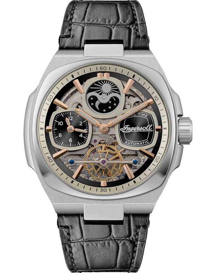 Ingersoll Automatikuhr Ingersoll I15801 Herrenuhr The Spirit Automatik 47mm 5ATM Ingersoll I15801 Herrenuhr The Spirit Automatik 47mm 5ATM von Ingersoll